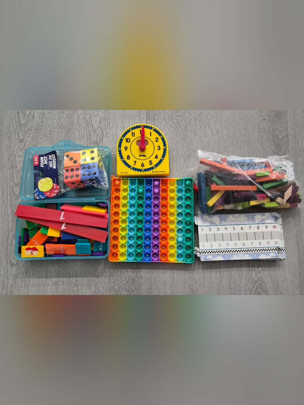 Math Classroom Accessories, Homeschool Supplies Bundle, Count Add Subtract